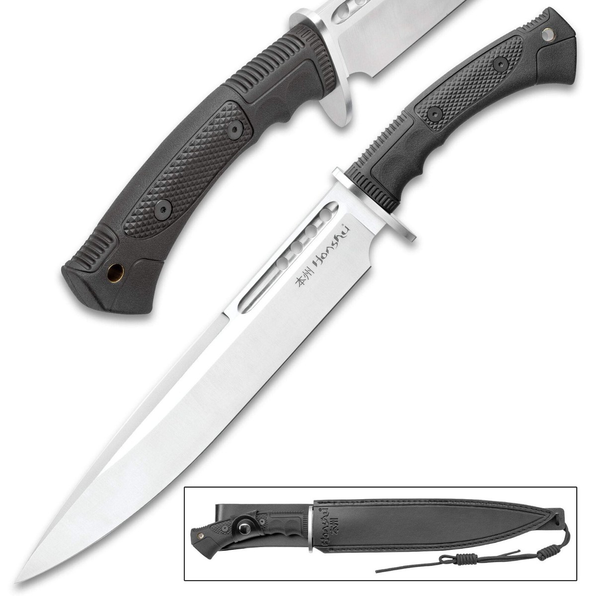 Honshu Boshin Toothpick Knife & Sheath | Stainless Steel Blade 