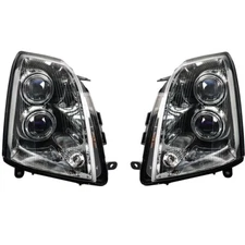 Right&Left Side Headlights For 2005 2006 2007 2008 2009 2010 2011 Cadillac STS