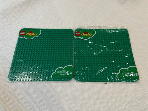 LEGO DUPLO Large Green Building Plate (2304), Lot of 2 - New in Bag ...