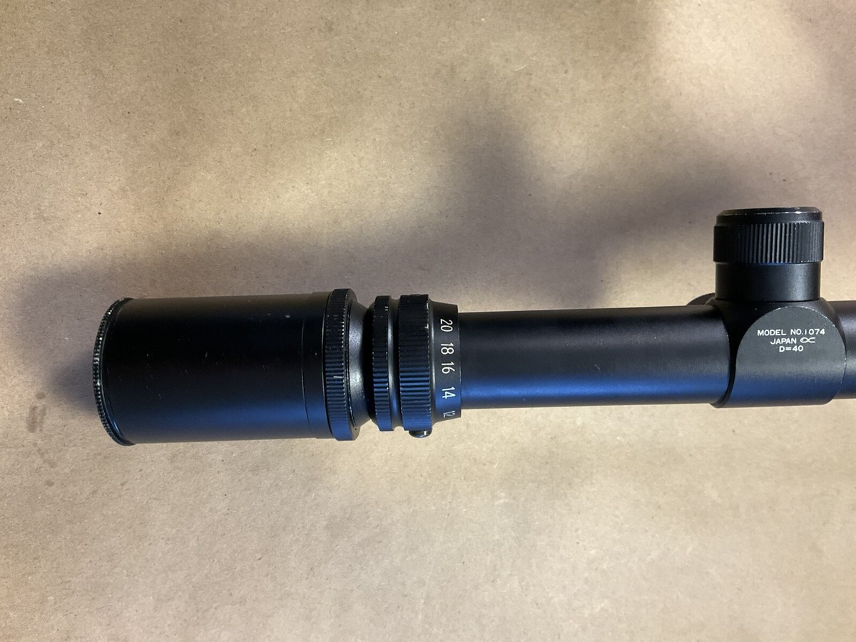 Vintage Simmons 6.5-20x40mm AO Rifle Scope ~ Model 1074