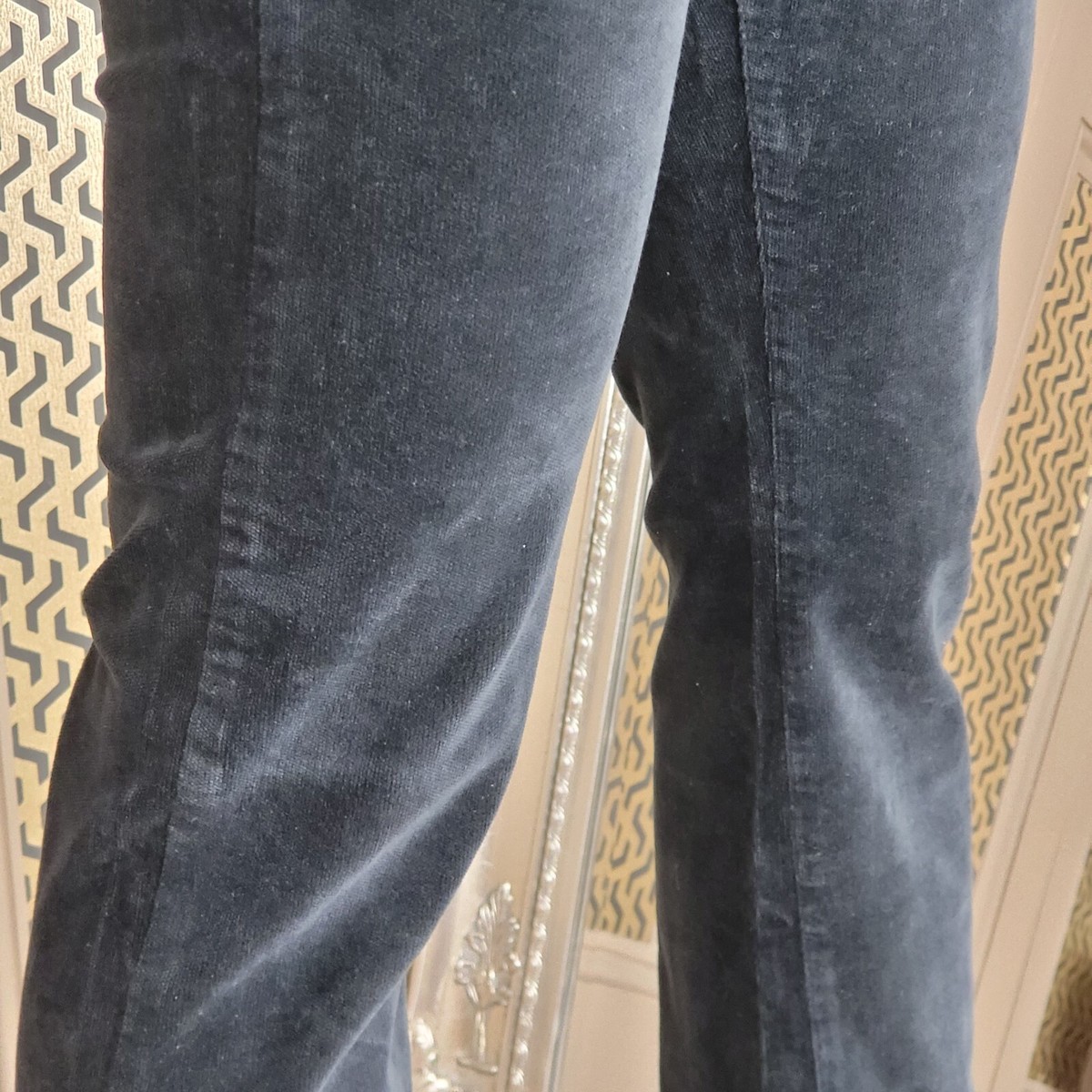 Versace Jeans Couture Vintage Stretchy Black Fleece Trousers Versace Jeans Couture Vintage Stretchy Black Fleece Trousers