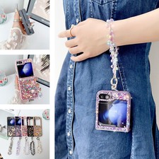 For Samsung Galaxy Z Flip 3/4/5/6 Women Bling Sparkly Luxury Hard Phone Case NEW