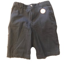 Wonder Nation Shorts Boys 18 Gray Uniform School Adjustable Waist Stretch  91 