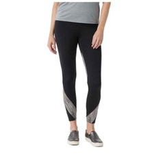 SOULGANI Activewear Pants Womens Large Black 30" x26" Premium Leggings NEW