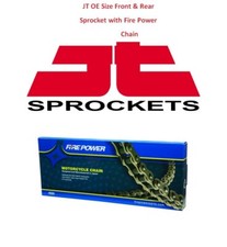 JT Front Rear Sprocket Kit 13T 50T and 520 Chain Honda CRF450R CRF450X 2002-2019