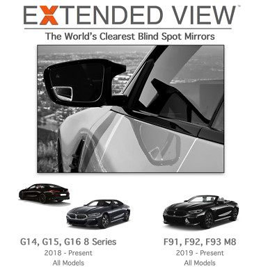 BMW M8 Blind Spot Mirrors | Custom BMW M8 Blind Spot Mirrors