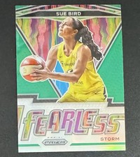 Sue Bird 2021-22 Panini Prizm Fearless Green #11 - Seattle Storm