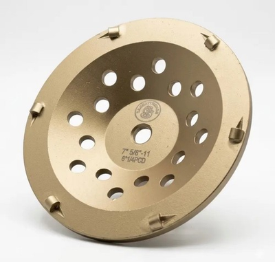 #ad 7quot; PCD Cup Wheel for Concrete Surface Prep – Heavy Duty Coating Epoxy amp; Mastic $71.99