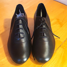 Capezio Men's Black Lace-Up Character Dance Shoes 13W