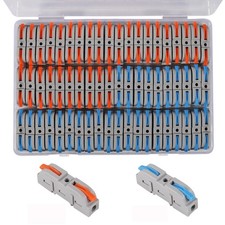 60Pcs Quick Connect Wire Connectors Electrical Splicing Kit Lever Connector