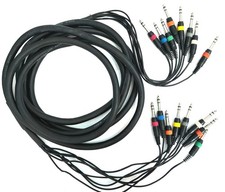 8 Channel 10ft TRS Snake Audio Cable