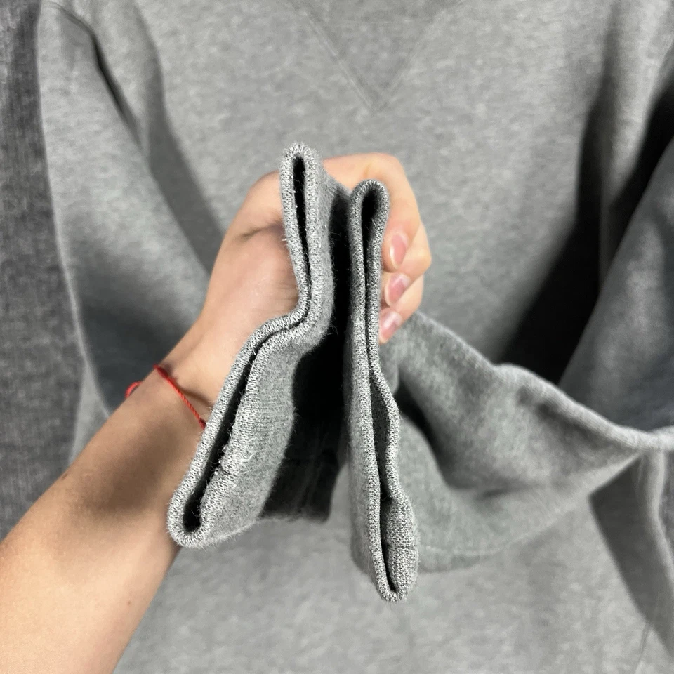 Sudadera Club Monaco Cuello Redondo Talla M Terry Francés Algodón Gris Estilo Vintage Foto 4 de 4