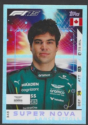 2025 Topps Turbo Attax #343 Lance Stroll Supernova, $0.99