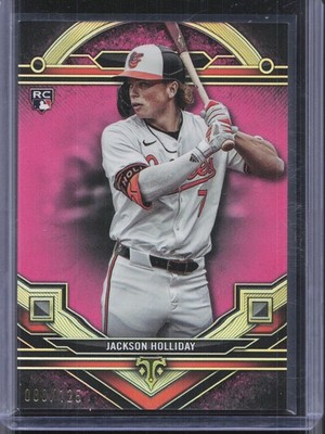 2024 Topps Triple Threads #200 Jackson Holliday Tourmaline #/125