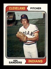 1974 Topps #638 Ken Sanders   NM/NM+ X3726745