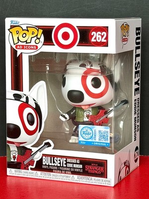 2026 Funko PoP! AD Icons BULLSEYE Dressed As EDDIE MUNSON #262 STRANGER THINGS 