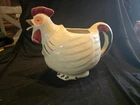 Vintage Shawnee Pottery Rooster Pitcher 1940s Patented Chanticleer USA