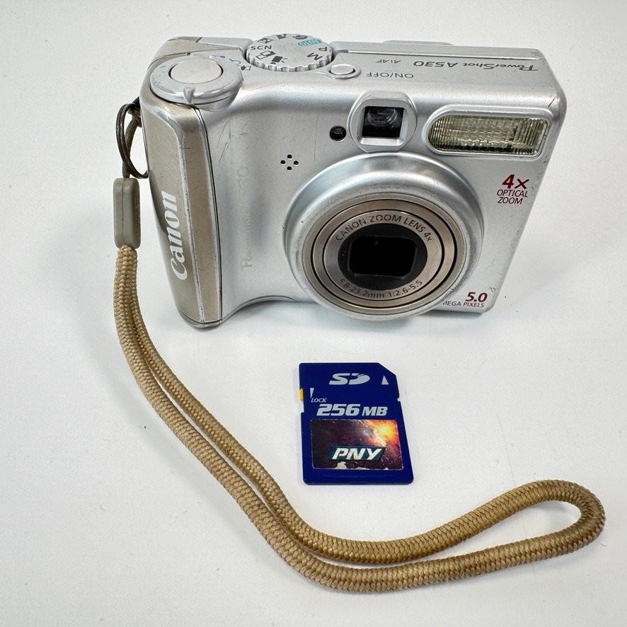 Canon PowerShot A530 vintage camera equipment - eBay listing photo 4