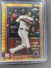 2025 Topps Chrome Update Victor Caratini Gold Refractor /50 Astros
