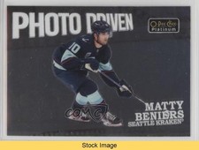 2022-23 O-Pee-Chee Platinum Photo Driven Matty Beniers #PD-14 Rookie RC READ
