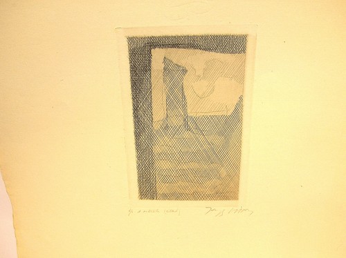 Jacques Villon (1875-1963) Guerite au Camp des Prisonniers - Two etching-6 OF 29 - Picture 7 of 12
