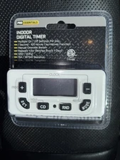 NIP Pro Essentials Indoor 7 Days Digital Wall Outlet Light Timer Plug-In Switch