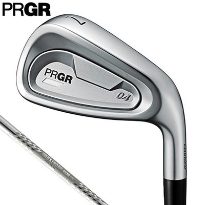 PRGR 04 single iron 2024 #6 RH Steel III Ver2 shaft Flex SR (M40) New