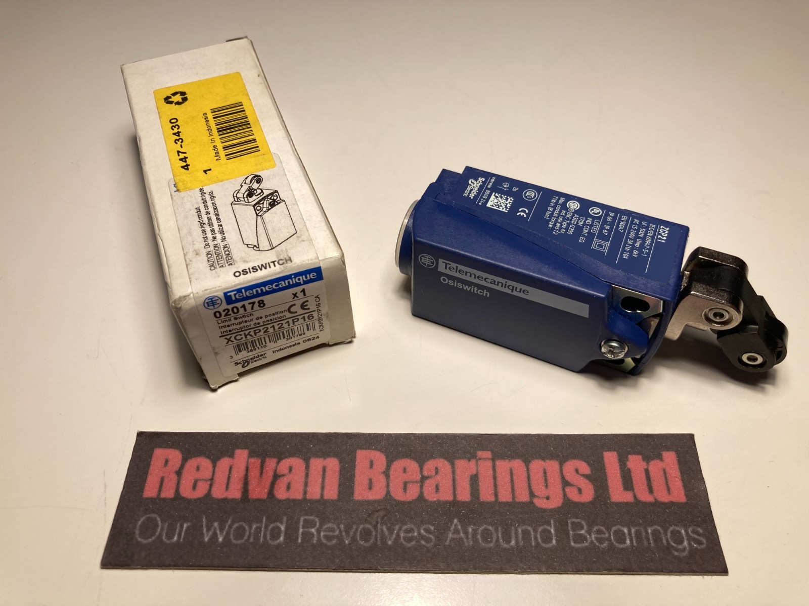 Telemecanique Limit Switch,  XCKP2121P16. VAT included in price.