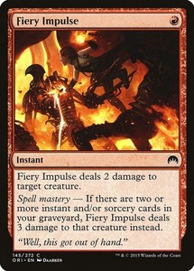 Fiery Impulse - Magic Origins - #145 - Common Instant