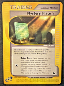 Mystery Plate Gamma 135/144 Skyridge Uncommon