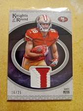 2018 Panini Knights Of The Round /25 Dante Pettis KR-DP Patch RC 