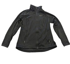 Marmot Womens LRG Full Zip Jacket Black Fleece Nylon Zip Pockets J45410/Wanderer
