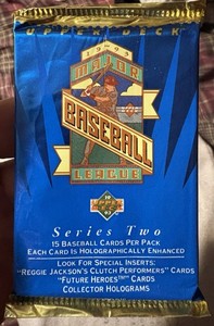 1993 Upper Deck MLB Series 2  Hobby Factory Sealed Pack 
