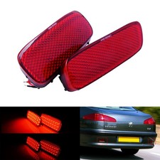 LED Hinten Stoßstangen Reflektor Rücklicht Für Citroen C1 C5 Peugeot 107 206 607