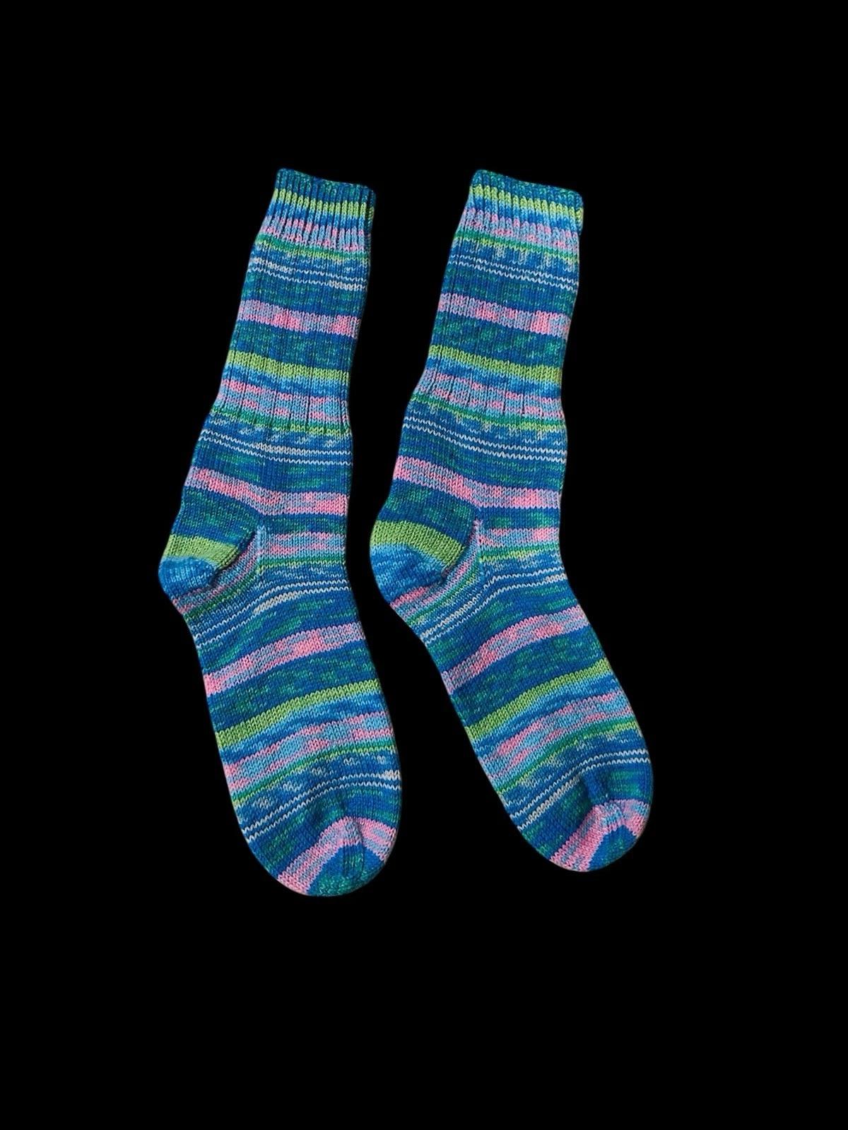 Handmade Wool Socks Thick Coarse Warm and Massage Size 8-10