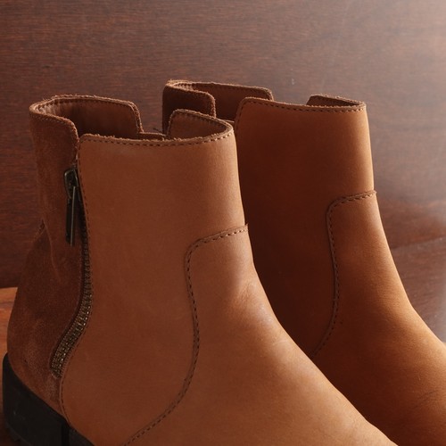 Stivali Sorel donna taglia 9,5 marroni Emelie II zip impermeabili pelle caviglia casual - Foto 6 di 16