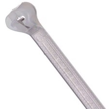 Cable Tie, 5-1/2 in L, 1-1/4 in Max Bundle Dia., Natural, Nylon 6/6, 30 lb