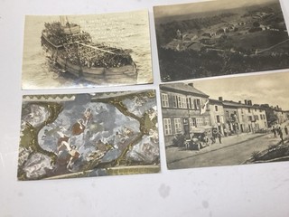 VINTAGE World War 1 postcards SET OF 4 SENT BACK FROM THE FRONTLINE
