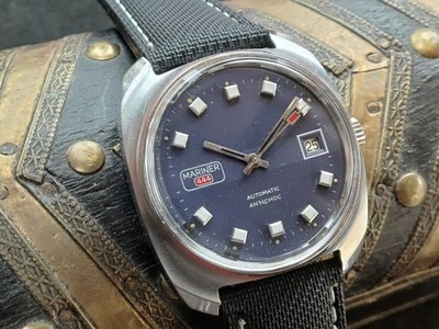 MARINER 444 Stahl Datum FE 4611 Automatik Herrenuhr - überholt und Garantie