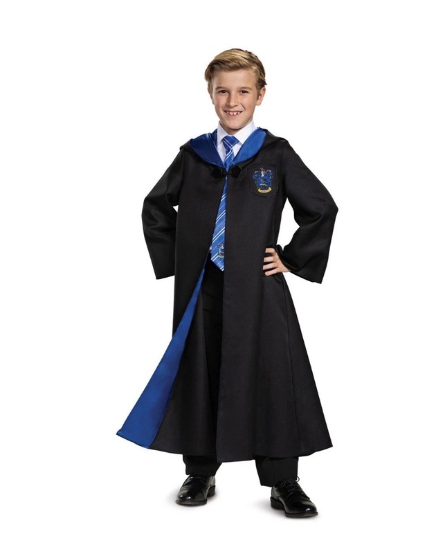 Ravenclaw Robe Hoooded Harry Potter Costume  By Disguise Official LG 10-12