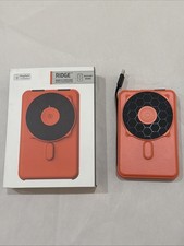 Ridge Magnetic Power Bank 10000mAh Portable Charger Basecamp Orange PREOWNED 