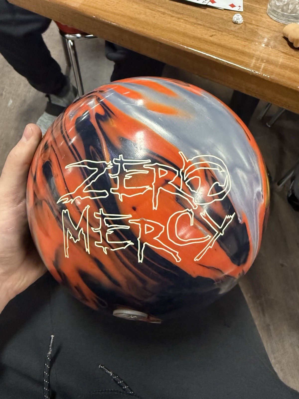 Hammer Zero Mercy Pearl 16lbs Bowling Ball Used Second Drill