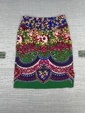 Maeve By Anthropologie Pencil Skirt Women 2 Multicolor Cotton Sheffield Textured