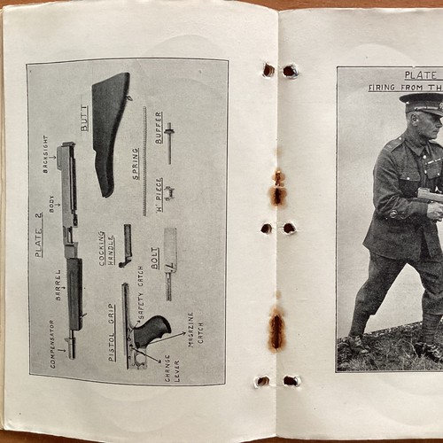 WW2 BRITISH ARMY FIREARMS HISTORY PAMPHLET #21, THOMPSON SMG, 1940 + AMENDMENTS - Picture 5 of 10