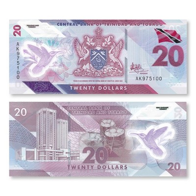 Trinidad & Tobago Full Set: 1–100 Dollars, 2019-2021, B236–B241