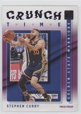 2021-22 Panini Donruss Crunch Time Press Proof Purple Stephen Curry #3 0jq7