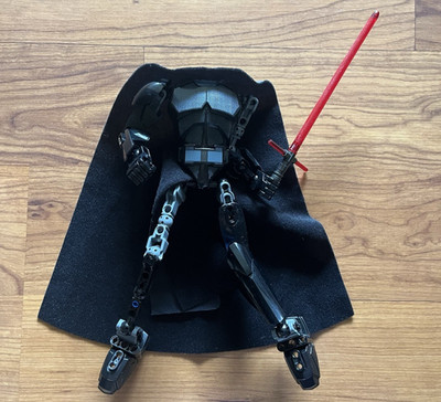 Star Wars Lego Bionicle 10'' Kylo Ren 90661 2009 INCOMPLETE