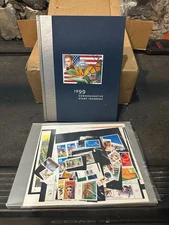 1999 USPS Commemorative Stamp Collection Hardcover Book with MNH Stamps