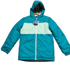 Columbia Youth Large 14/16 Valley Runner Insulated Jacket Waterproof Teal NWT