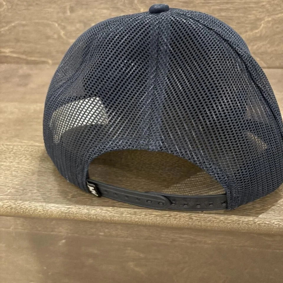 Helly Hansen 帽子 Snap Back 海军蓝网眼卡车司机布贴户外男式 — 第 4/4 张图片